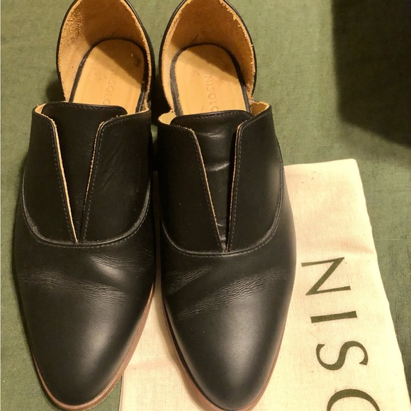 😍 NISOLO BLK EMMA D’ ORSAY OXFORD SHOES! 🎯 - Picture 7 of 16